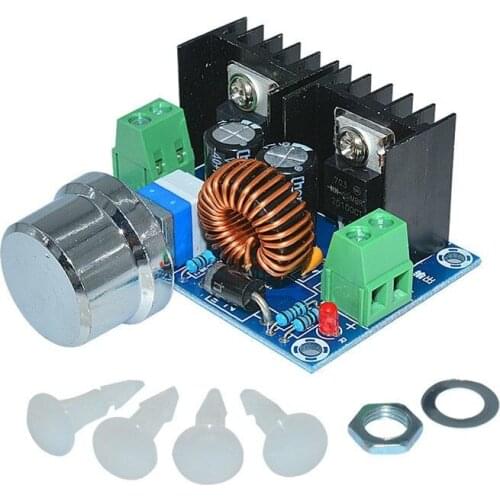 XH-M401 DC-DC Step Down Buck Converter Power Supply Module XL4016E1 PWM Adjustable 4-40V To 1.25-36V Step Down Board 8A 200W