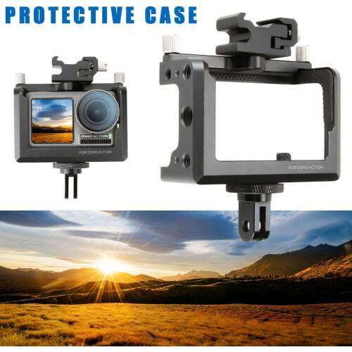 Protective Cover Case Shell Aluminum Alloy Durable Accessories for OSMO Action Camera NK-Shopping