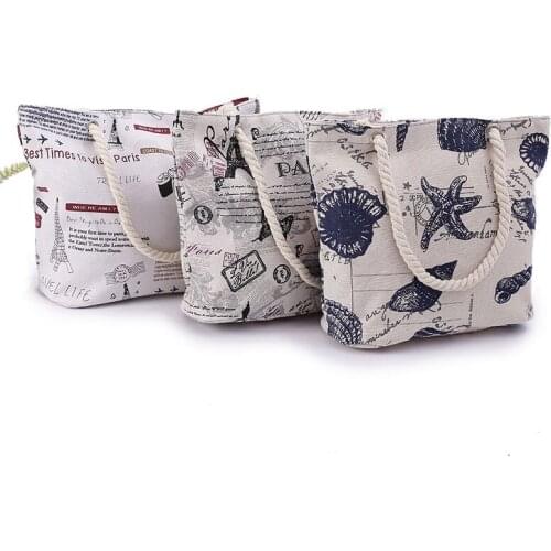 2021 Big Size Canvas Large Tote Portable Shoulder Bags Womens Handbags Folding Pouch Female Shopping Bag Foldable