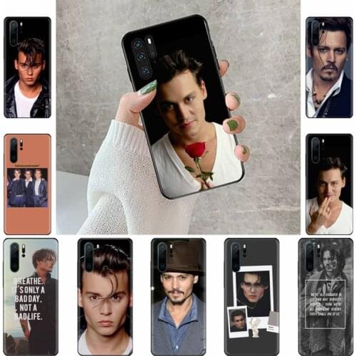 Johnny depp Novelty Phone Case For Huawei Y5 Y6 II Y7 Y9 PRIME 2018 2019 NOVA3E P20 PRO P10 Honor 10