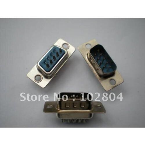 D-Sub 9 PIN Male Solder Connector for PC Use 20 pcs per Lot