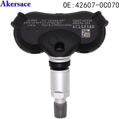 42607-0C070 Tire Pressure Sensor TPMS for Toyota Sequoia Tundra Sienna Tyre Pressure Monitor Sensor 426070C070 315MHZ 2006-2017