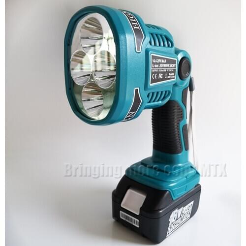 For Makita(NO Battery,NO Charger)Pistol/Portable 12W 18V LED Lamp Flashlight Lithium Battery USB Outdoor Emergency Lighting New