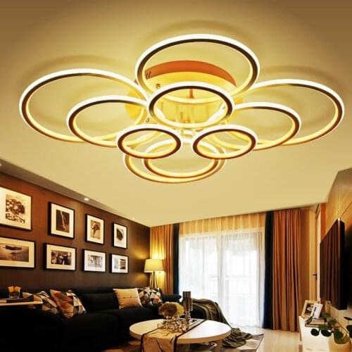 Double-sided luminous ring LED ceiling lamp Home Living Room Bedroom Dining Room Aisle Ceiling Lights Business place lighting