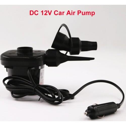 Electric Car Air Pump DC 12V Electric Air Pump Outdoor Camping Car Inflatable Mattress Swimming Pool Pump Outlet