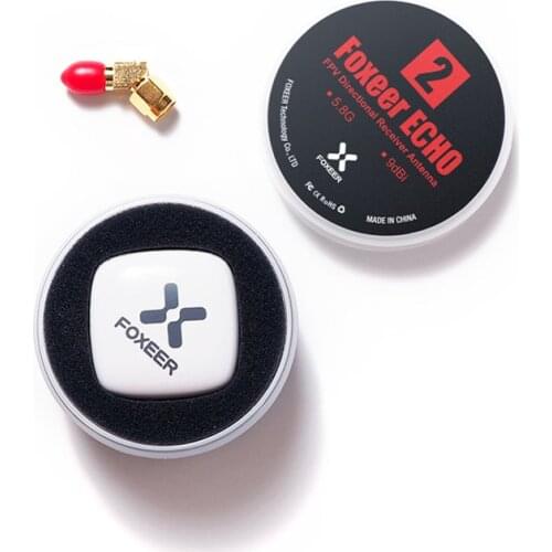 Foxeer ECHO2 Patch Antenna 5.8G 9DBi SMA LHCP RHCP Bandwidth 500Mhz for FPV RC Racing Drone Frame Kit Spare Parts