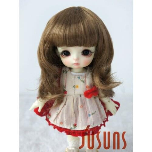 JD045 1/12 1/8 Petty long curly BJD synthetic mohair doll wig size 3-4inch 4-5inch 5-6inch doll hair fashion doll accessories