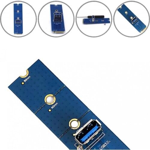 Riser Extender Card Useful M.2 NGFF to PCI-E X4 Riser Extender Card USB 3.0 Good Compatibility Transfer Card