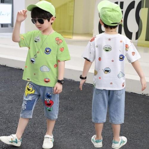 2pcs Baby Boys Girls Summer Clothing Set Infant Clothes Suit Childrens Short Sleeve + Shorts Toddler Homewear Suit Kids Outfits
