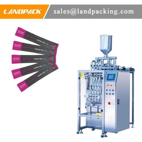 Multi Lane Electrolyte Beverage Liquid Stick Pack Machine Easy To Carry