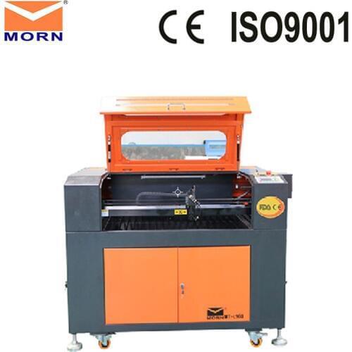 MORN LASER CO2 laser engraver and laser cutter with Ruida control system for PVC and rubber material