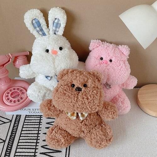 Soft stuffed animal child long-eared rabbit, pig, bear sleeping cute cartoon stuffed animal doll childs birthday present