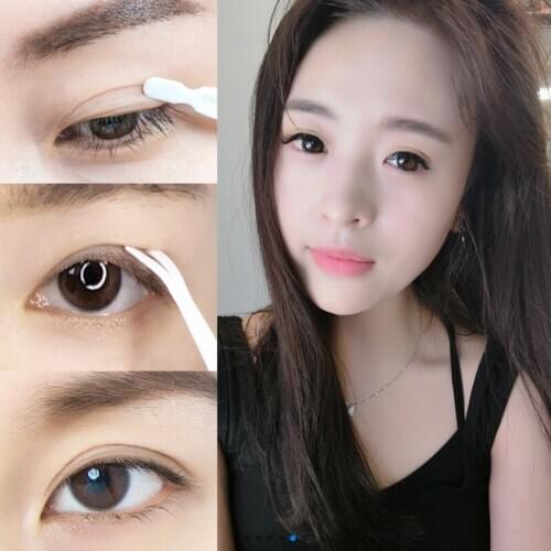Evil Eye Lift Eye Shadow Sticker Double Couple Paper Eyelid Tape Sticky Eyelid Patch Glue for Eyes Adhesive Eyeliner Lace
