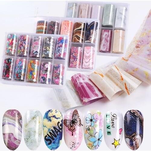 New Nail Art Star Transfer Sticker Set Nail Art Gold Foil Silk Sally Net Gold Silver Foil Net Yarn Nail Decals Nail Foil