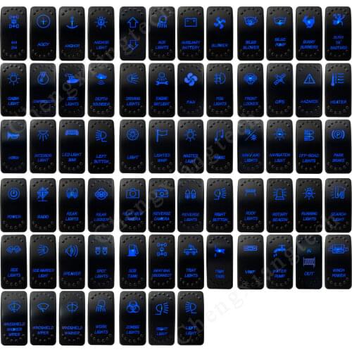 12V 20A /24V 10A Car Boat Blue Led SPST On Off , DPDT On Off On, Mom Rocker Switch for Carling Arb Narva ( Pls Leave Message )