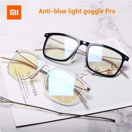 Original Xiaomi Mijia Anti-blue Rays Goggles Pro Men Women Ultralight Anti-UV Glasses for Play Computer Phone Eye protection