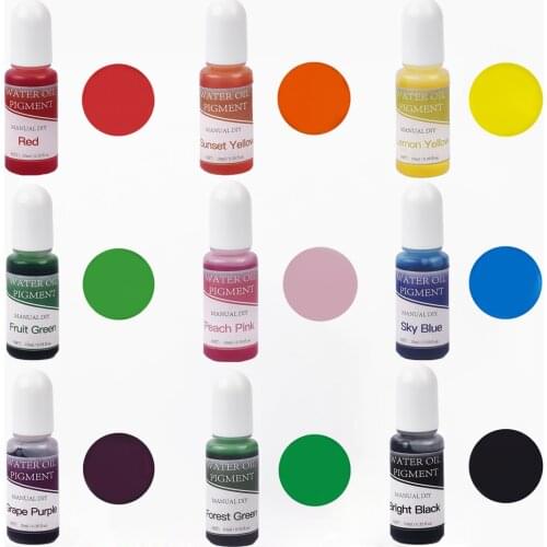 10ML Pigment For Resin DIY Epoxy Resin Pigment Kit Art Ink Liquid Dye Ink Diffusion Resin Mold Jewelry Making Color Essence
