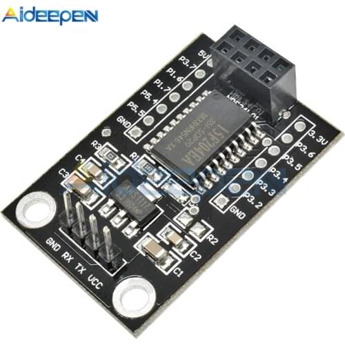 STC15F204 Development Board NRF24L01 UART Interface Wireless Driver Board STC15F204EA Microcontroller Chip 3.3V 5V