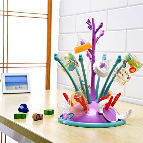 Portable Drying Rack For Baby Bottles Drainer Bottle Holder For Feeding Drying Cup Rack For Babies Bottle Drying Rack