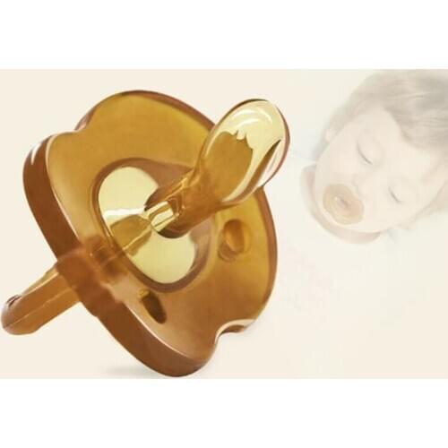 Newborn Transparent cartoon pacifier Food grade Baby teeth training pacifier Baby Silicone Cat Dummy Pacifier Soother Nipple Toy