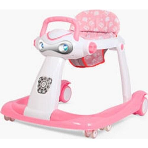 6-18Months Baby Adjustable Walker Baby Balance First Steps Car Early Educational Music Kids Toddler Trolley Sit-to-Stand Walker