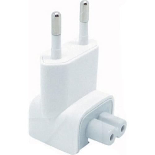 Wall AC Detachable Electrical Euro EU Plug Duck Head for Apple iPad iPhone USB Charger for MacBook Power Adapter