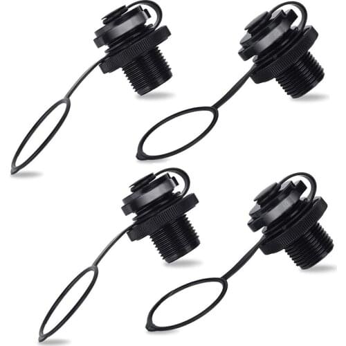 4Pcs Boston Valve Replacement Universal Air Valve for Inflatable Raft Pool Boat Kayak Replacement