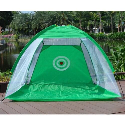 2M Golf Training Aids Indoor/Outdoor Foldable Golf Practice Net Golf Hitting Cage Garden Grassland Practice Tent Golf Equipme