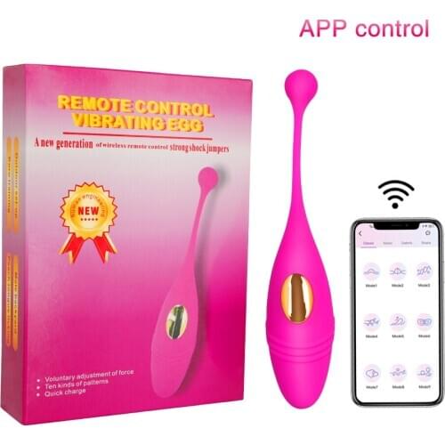 App Controlled Vibrators G Spot Vibrating Egg Dildo Strong Massage Viginal Ball Remote Vibrator Adult Games Vibrating Panties