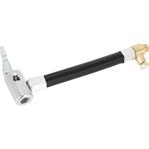 X Autohaux 11Size Lenght Tire Inflator Hose Adapter Locking Tube Air Valve Chuck for Car Vehicle