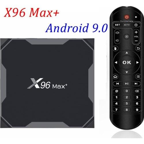 20pcs X96 Max Plus Android 9.0 TV Box Amlogic S905X3 4GB 64GB Max 2.4G/5G Dual WiFi USB3.0 BT4.0 8K 4K H.265 UHD Media Player