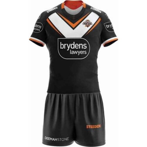 2021 Wests Tigers Kids Home Jersey Rugby Jersey