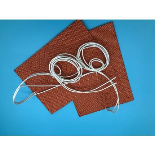 24v 300w 400 *400 mm Engine Oil Tank Silicone Heater Pad Waterproof Heating Pads