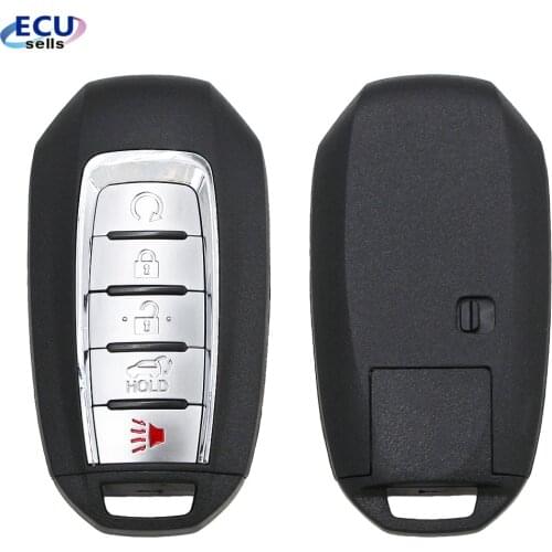 4+1 Button Smart Remote Control Key Case Shell for Infiniti Remote key