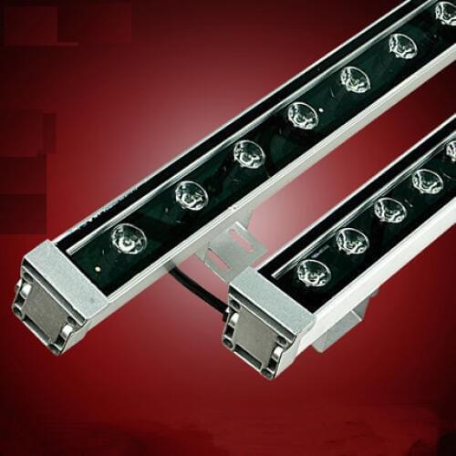 5pcs waterproof Led Floodlight RGB LED Wall Wash Light Liner Bar Hard Strip Outdoor AC110v 220v DC12V DC24v 9W 12W 18W 24W 36W