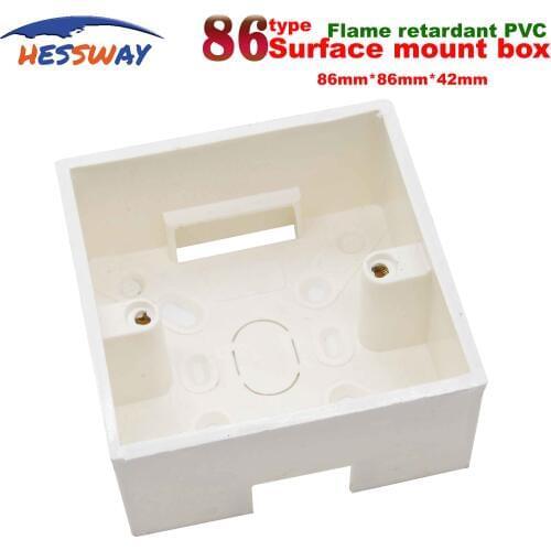 86Type 86×86×42mm deepen Wiring Box/Wall Switch Box with surface mount box