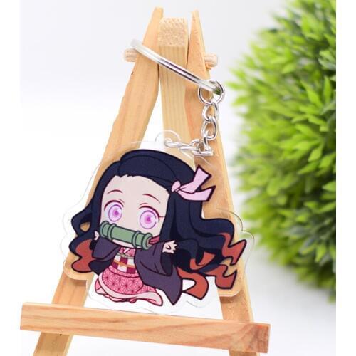 Demon Slayer Keychain Anime Kimetsu no Yaiba Keyring WL0464
