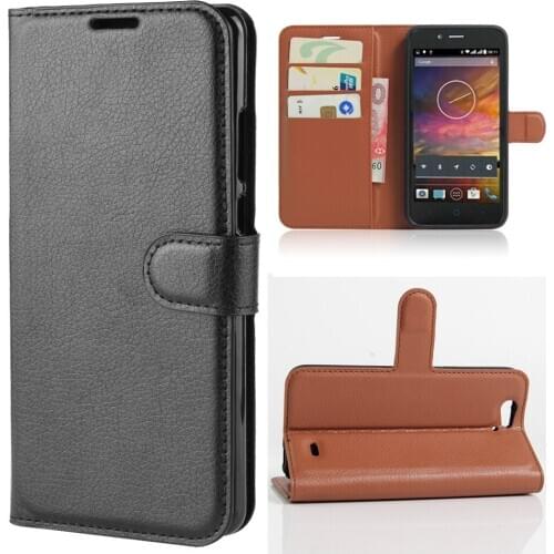 Wallet Cover Card Holder Phone Cases for ZTE Blade L4 Pro A475 Pu Leather Case Protective Shell