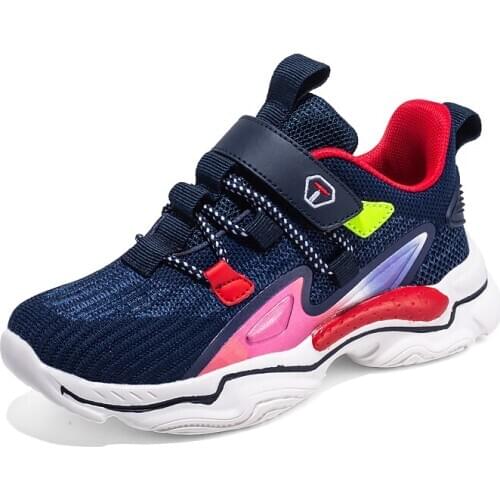 Children Shoes For Girls Sneakers Boys Casual Shoes Kids Sneakers Girls Shoes Patchwork Breathable Mesh Sport Outdoor Trainers