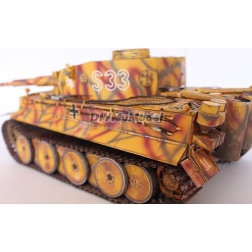 DIYMyModeI 1:25 Scale WW2 Germany Panzerkampfwagen VI Ausf. E Tiger I DIY Paper Model KIT Handmade Toy Puzzles