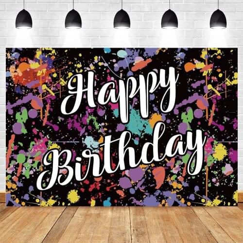 Birthday Party Customize Graffiti Theme Photography Pigment element Backdrop Photographic Decoration Background For Photo Studio