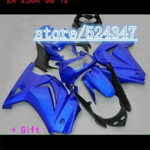 Injection Fairing kit for KAWASAKI Ninja ZX250R 08 09 10 12 13 14 EX250 ZX 250R 2008 2010 2012 2014 blue Fairings set