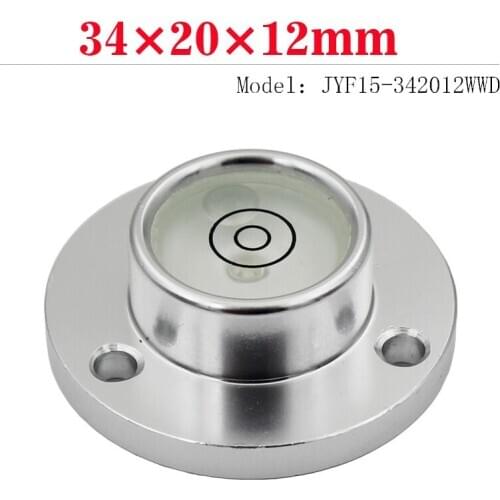 Whoesale Mini small horizontal bubble metal shell level bubble super platform bulls eye level size 34*20*12mm