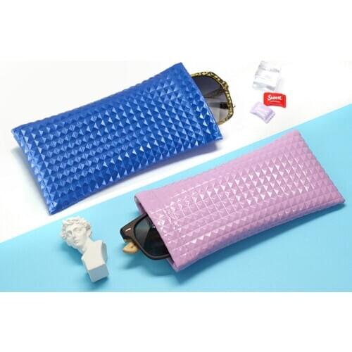 FashionSunglasses Bag PU Leather Glasses bag Portable High-end Waterproof Glasses Bag Storage Eyewear Case Travel Accessorie