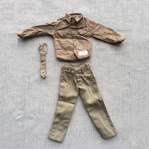 1/6 Scale Boy Male Casual Pants Clothing Man Pilot Casual Wear Shirt Clothes For 12" Action Figure Body Doll Toys