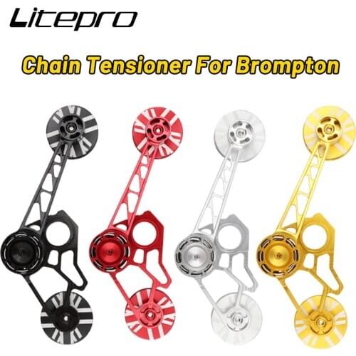 Chain Tensioner For Brompton Folding Bike Chain Tensioner 2-3-6 Speed Bicycle Rear Derailleur Tensioner Bike Chain Tension