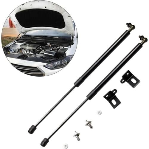 NEW-2Pcs Car Gas Shock Hood Strut Damper Front Engine Hood Support Rod Damper for Hyundai Elantra AD Avante 2015-2019