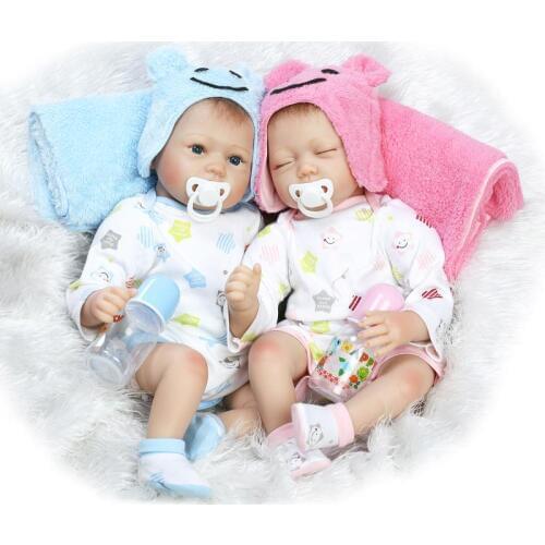 55CM Baby Bebe Doll Reborn Simulation Baby Dolls Soft Silicone Reborn Toddler Baby Toys For Girls Child Birthday Christmas Gifts