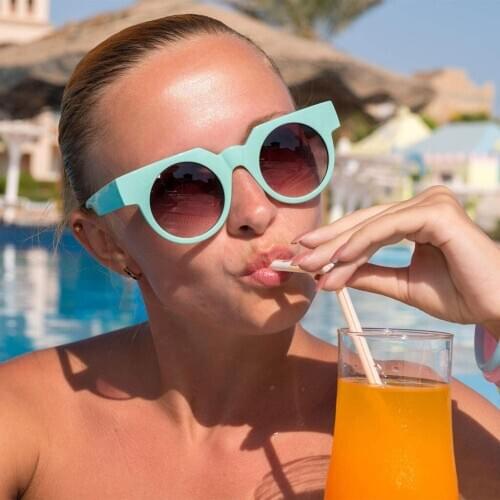 200PCS Plastic Drinking Straws 8 Inches Extensible Long Drink Straw For Birthday Wedding Party Multicolor Stripe Drinking Straw