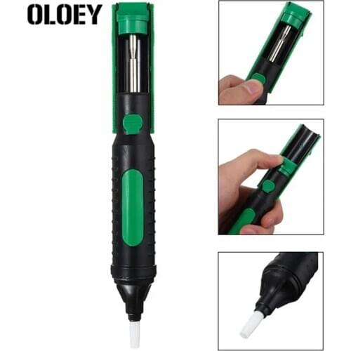 Manual Solder Sucker Tin Extractor Suction Soldering Iron Removal Tool Desoldering Vacuum Pump Desolder Gun Rework Welding Tools
